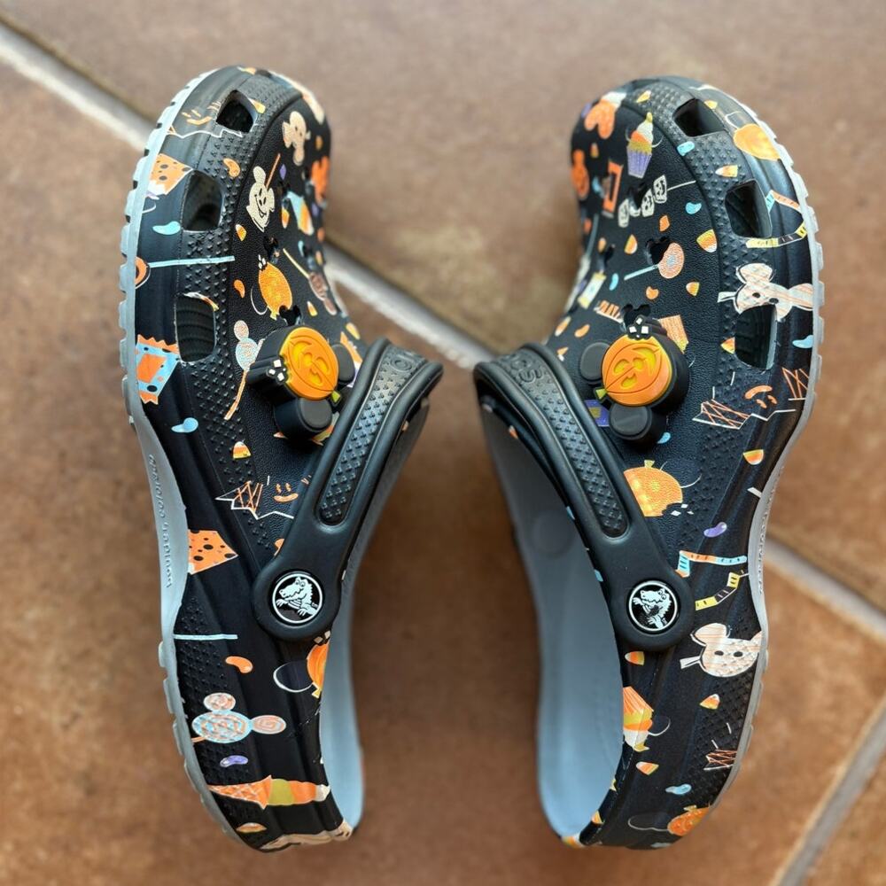 Crocs Disney X Halloween Crocs Clogs Cute Cartoon Colorful Micky Mouse W 9 M 7 - Picture 8 of 13